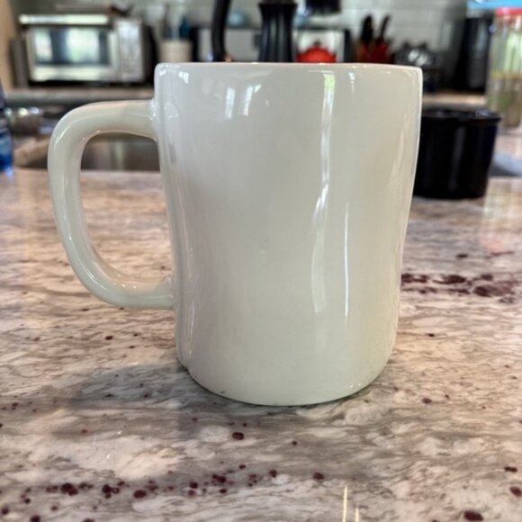 Rae Dunn Halloween BOO Coffee Mug Cup Candy Corn Orange Interior - Picture 4 of 7